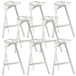 Industrial Style Metal Barstool Low Back Counter Bar Stool for Kitchen White 8 Piece Set Clearhalo 'Bar Furniture' 'Bar Stools' 'bar_stools' 'furn' 'furn_bar_stools' 'Furniture' 'Kitchen & Dining Furniture' 6877895