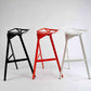 Industrial Style Metal Barstool Low Back Counter Bar Stool for Kitchen Clearhalo 'Bar Furniture' 'Bar Stools' 'bar_stools' 'furn' 'furn_bar_stools' 'Furniture' 'Kitchen & Dining Furniture' 6877900