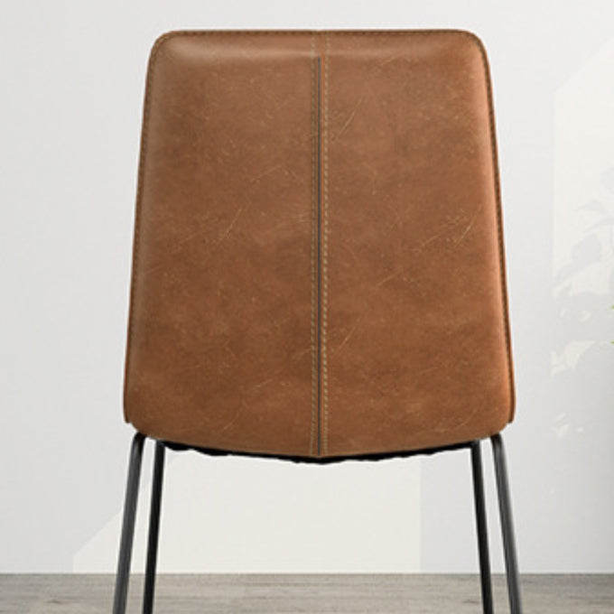 Industriële keuken eetstoel stoel faux lederen parsons stoel