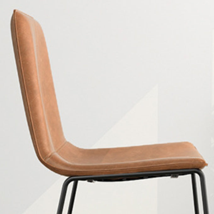 Industriële keuken eetstoel stoel faux lederen parsons stoel