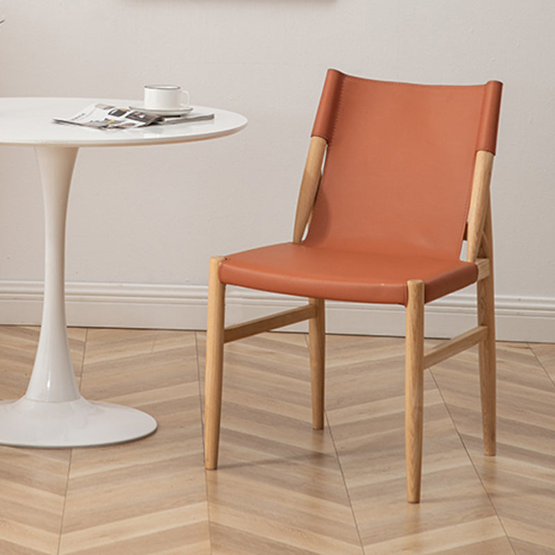 Chaise latéral rembourrée rembourrée contemporain