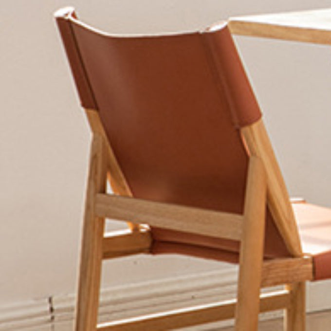 Chaise latéral rembourrée rembourrée contemporain