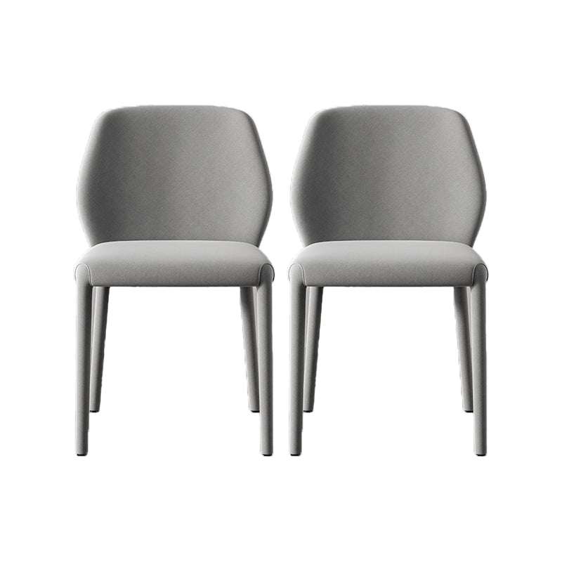 Eigentijdse keuken eetkamerstoel metalen poten Parsons stoel