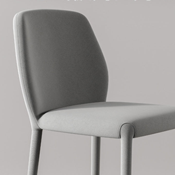 Eigentijdse keuken eetkamerstoel metalen poten Parsons stoel