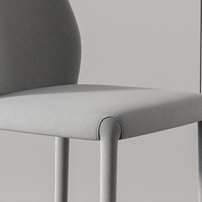 Eigentijdse keuken eetkamerstoel metalen poten Parsons stoel