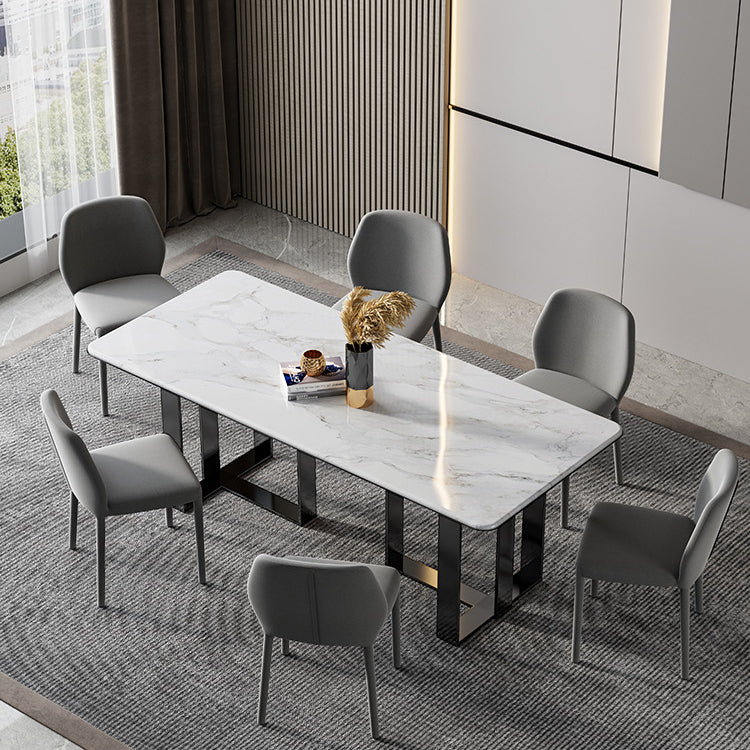 Eigentijdse keuken eetkamerstoel metalen poten Parsons stoel