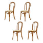 Contemporary Kitchen Dining Chairs Solid Wood Armless Chairs