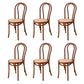 Contemporary Kitchen Dining Chairs Solid Wood Armless Chairs