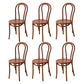 Contemporary Kitchen Dining Chairs Solid Wood Armless Chairs