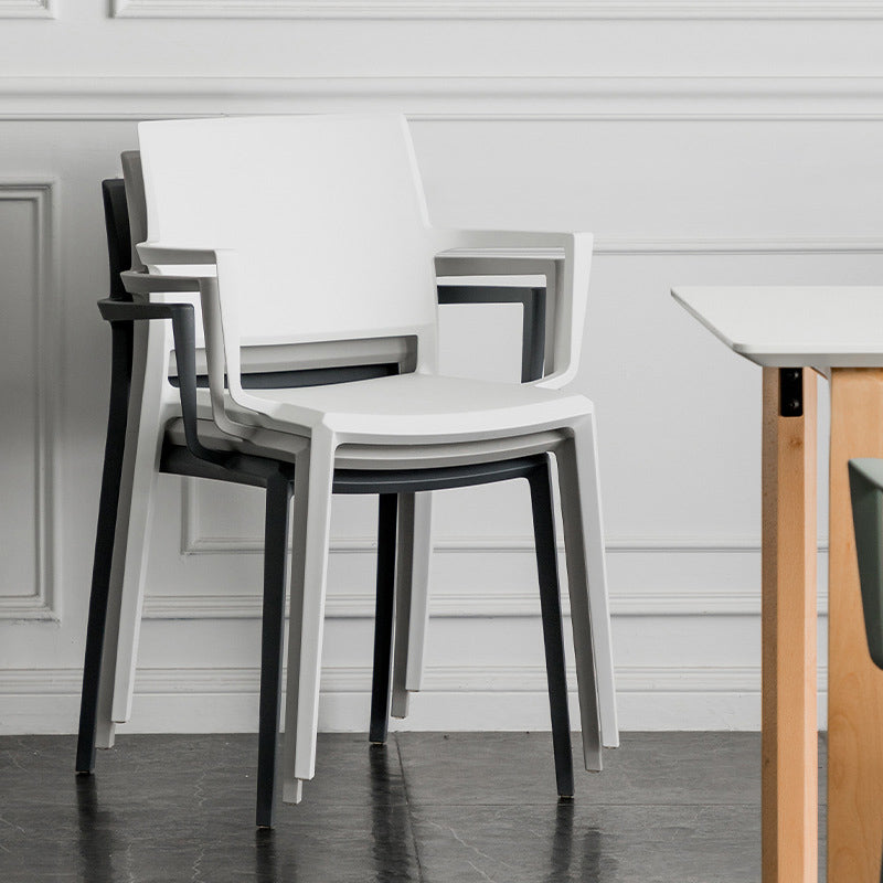 Zeitgenössische Küche Essstuhl Haus Plastik Essarm Stuhl