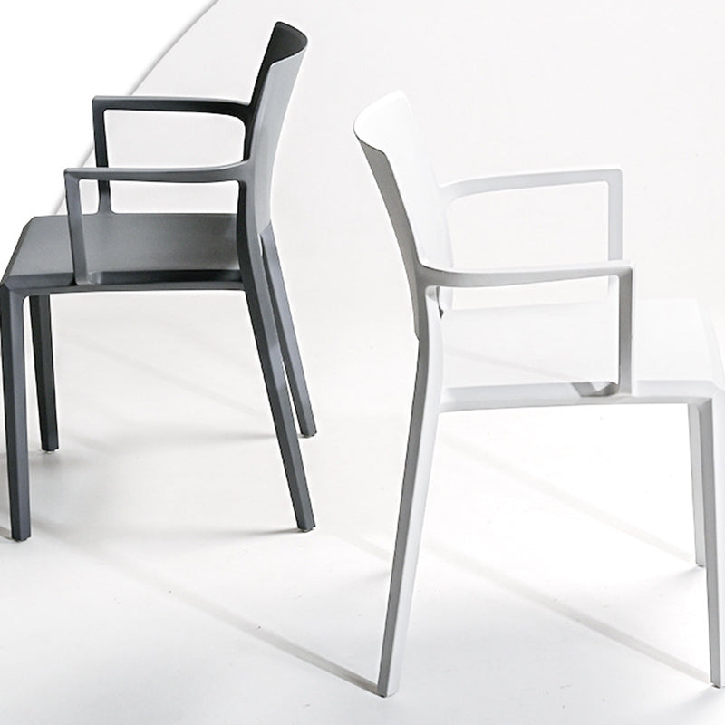 Zeitgenössische Küche Essstuhl Haus Plastik Essarm Stuhl