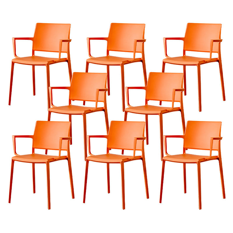 Zeitgenössische Küche Essstuhl Haus Plastik Essarm Stuhl