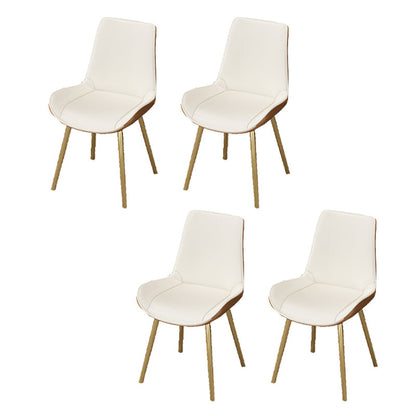 Home gestoffeerde stoel faux lederen eetkamer Parsons eetkamerstoel