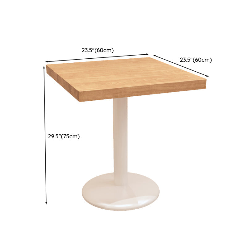 Pino legno moderno set da pranzo con cornice bianca 1/2/3/5 PC Dinette Set per casa