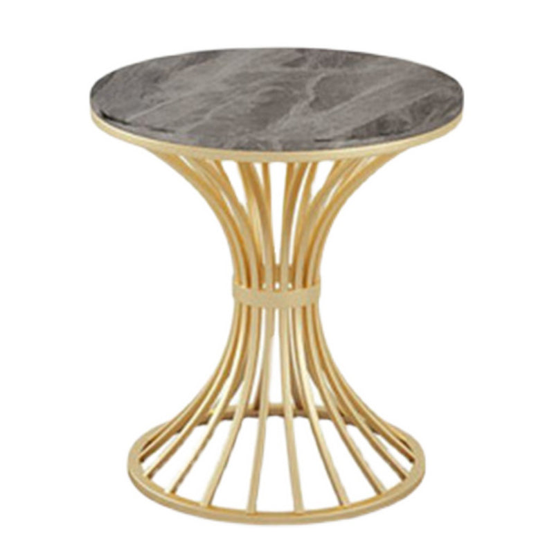 Round Dining Table Set for Home 1/2/3/4/5 Pieces Modern Polished Finish Dinette Set Grey 24"L x 24"W Clearhalo 'Dining Room Sets' 'Dining Tables & Seating' 'dining_room_set' 'furn' 'furn_dining_room_set' 'Furniture' 'Kitchen & Dining Furniture' 6878765