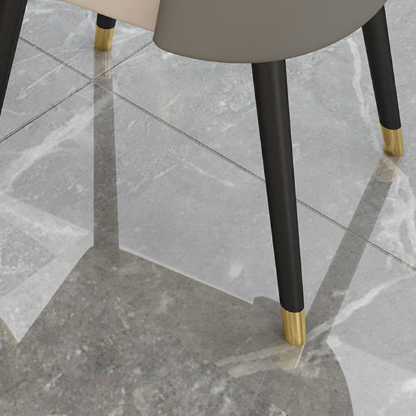 Round Dining Table Set for Home 1/2/3/4/5 Pieces Modern Polished Finish Dinette Set Clearhalo 'Dining Room Sets' 'Dining Tables & Seating' 'dining_room_set' 'furn' 'furn_dining_room_set' 'Furniture' 'Kitchen & Dining Furniture' 6878770