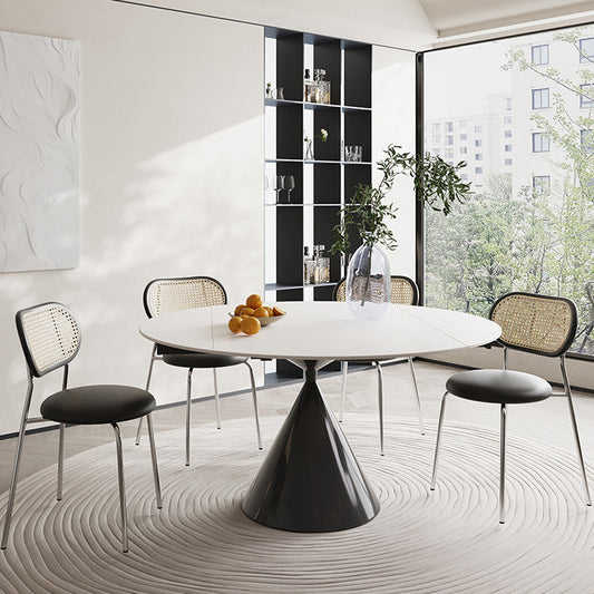 Dining Room Dinner Kitchen Table Modern Tulip Base Dining Table Clearhalo 'Dining Tables & Seating' 'Dining Tables' 'dining_table' 'furn' 'furn_dining_table' 'Furniture' 'Kitchen & Dining Furniture' 6878839