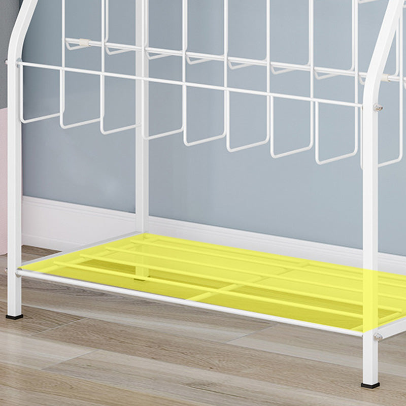 Scandinavian Bookshelf Standard Metal Open Back Bookcase with Shelves Clearhalo 'Bookcases' 'furn' 'furn_bookcases' 'Furniture' 'Office Furniture' 6879239