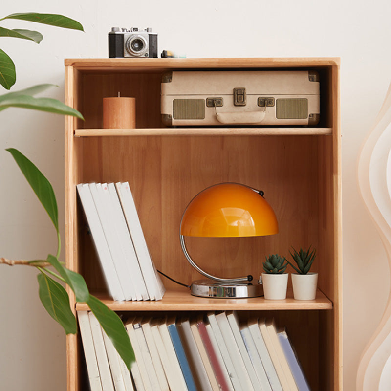 Wooden Standard Bookcase Scandinavian Closed Back Bookshelf with Shelves Clearhalo 'Bookcases' 'furn' 'furn_bookcases' 'Furniture' 'Office Furniture' 6879253