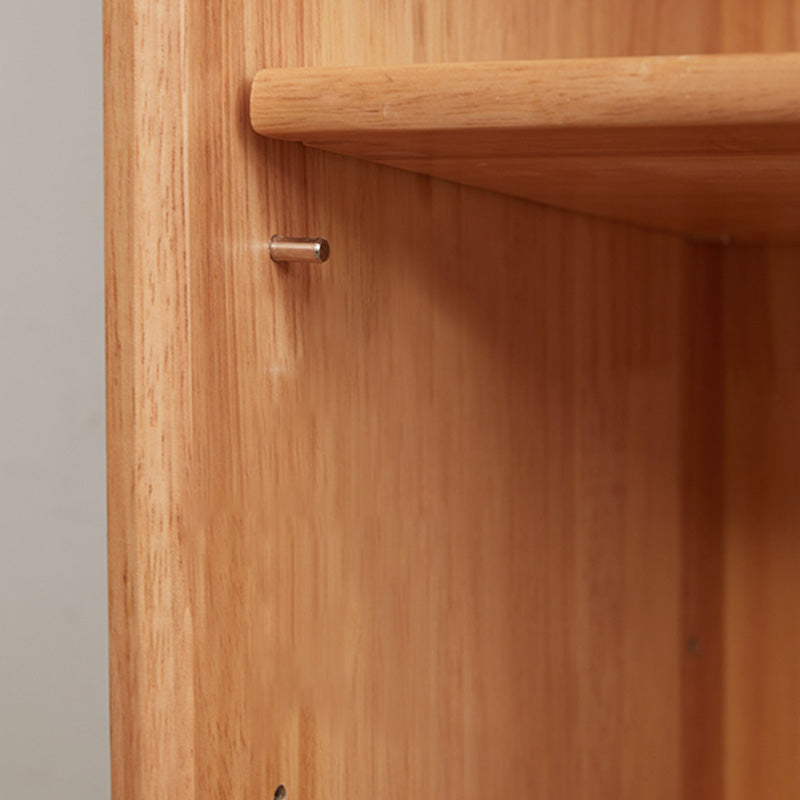 Wooden Standard Bookcase Scandinavian Closed Back Bookshelf with Shelves Clearhalo 'Bookcases' 'furn' 'furn_bookcases' 'Furniture' 'Office Furniture' 6879256