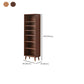 Wooden Standard Bookcase Scandinavian Closed Back Bookshelf with Shelves Clearhalo 'Bookcases' 'furn' 'furn_bookcases' 'Furniture' 'Office Furniture' 6879258