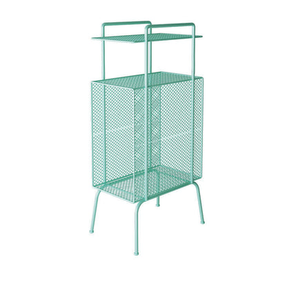 Standard Bookcase Metal Scandinavian Open Back Bookshelf with Shelves