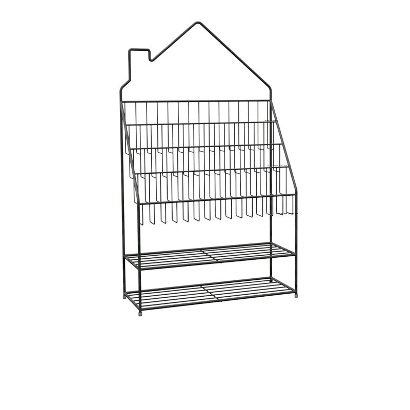 Estanterías escandinavas de estantería de estantería de la escalera cerrada incluida estantería