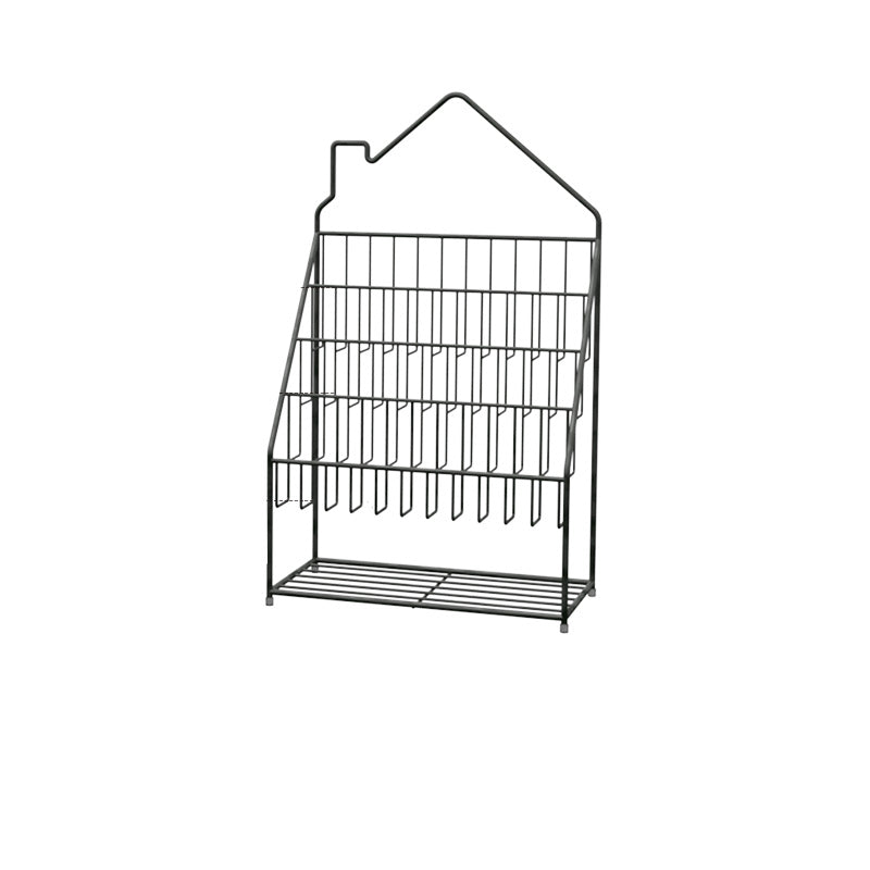 Scandinave Fermed Back Ladder Bertre étagère des étagères en métal incluse la bibliothèque
