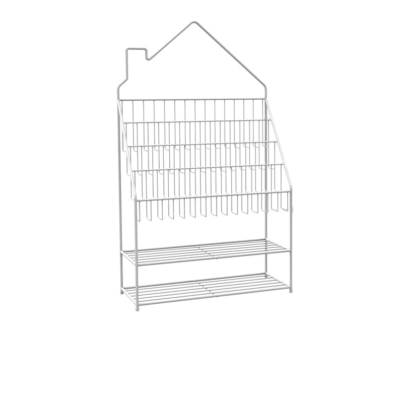 Scandinave Fermed Back Ladder Bertre étagère des étagères en métal incluse la bibliothèque