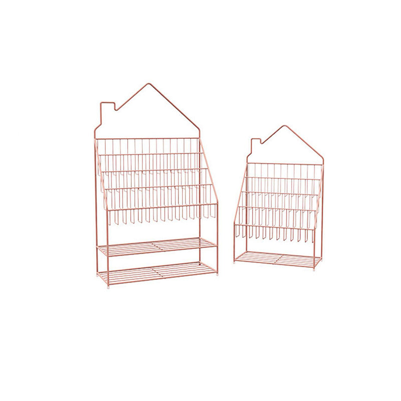 Scandinave Fermed Back Ladder Bertre étagère des étagères en métal incluse la bibliothèque