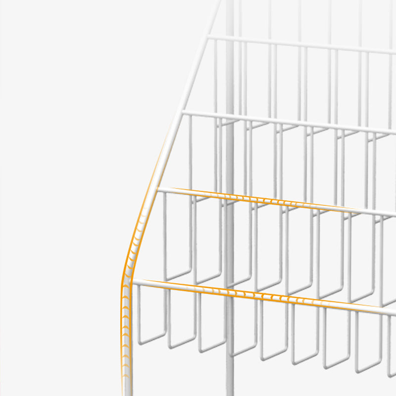 Estanterías escandinavas de estantería de estantería de la escalera cerrada incluida estantería