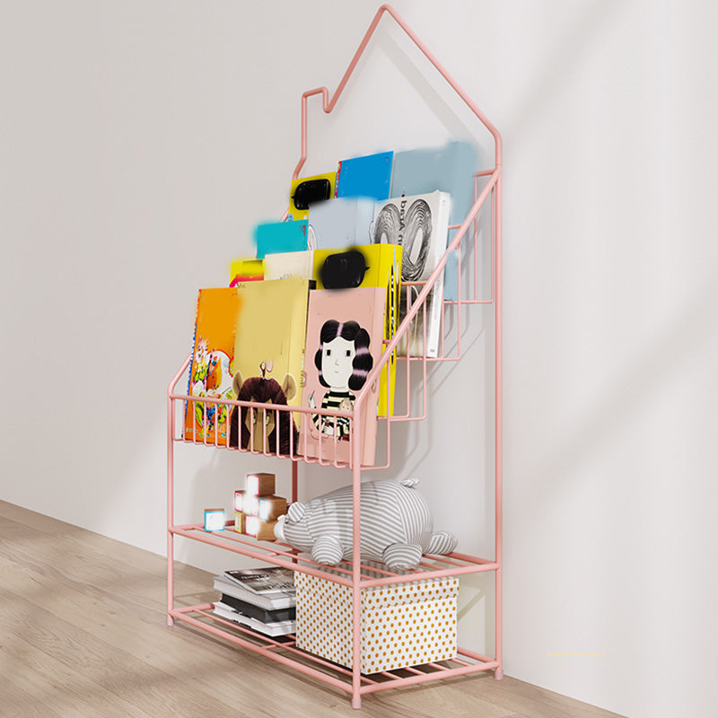 Scandinave Fermed Back Ladder Bertre étagère des étagères en métal incluse la bibliothèque