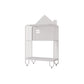Open Back Standard Bookshelf Metal Shelves Included Bookcase 24"L x 11"W x 40.6"H White Clearhalo 'Bookcases' 'furn' 'furn_bookcases' 'Furniture' 'Office Furniture' 6879293
