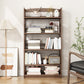 Scandinavian Open Back Standard Bookshelf Wooden Bookcase with Shelves