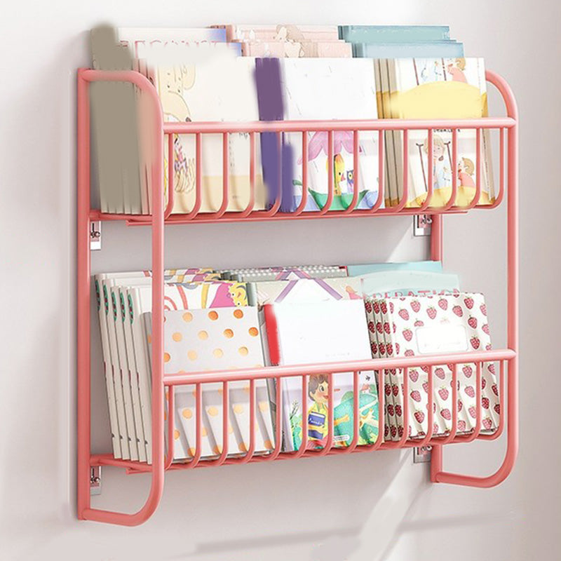 Gesloten achterwand gemonteerd boekenplank metalen boekenkast met planken