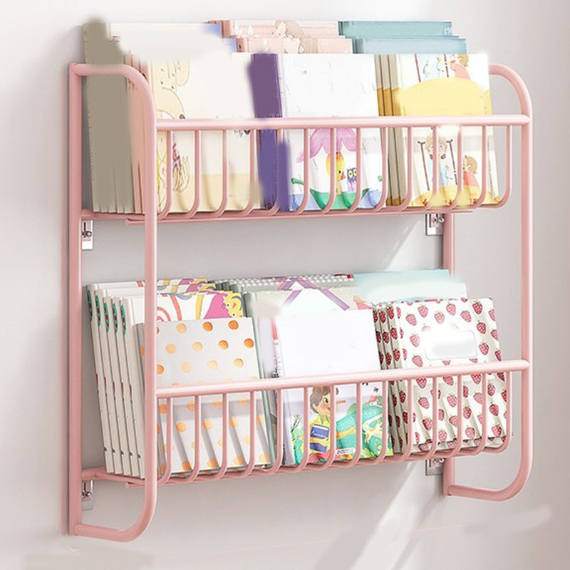 Gesloten achterwand gemonteerd boekenplank metalen boekenkast met planken