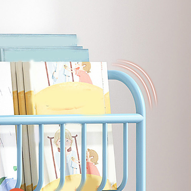 Gesloten achterwand gemonteerd boekenplank metalen boekenkast met planken