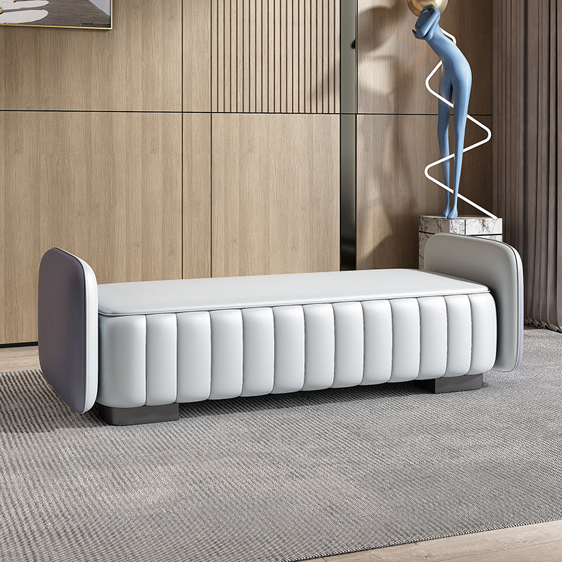 Bedroom Bench Modern Seating Bench with Upholstered , 19.5-inch Width 71"L x 20"W x 19"H Clearhalo 'Benches' 'Chairs & Seating' 'furn' 'furn_benches' 'Furniture' 'Living Room Furniture' 6880382