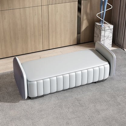 Bedroom Bench Modern Seating Bench with Upholstered , 19.5-inch Width 59"L x 20"W x 19"H Clearhalo 'Benches' 'Chairs & Seating' 'furn' 'furn_benches' 'Furniture' 'Living Room Furniture' 6880383