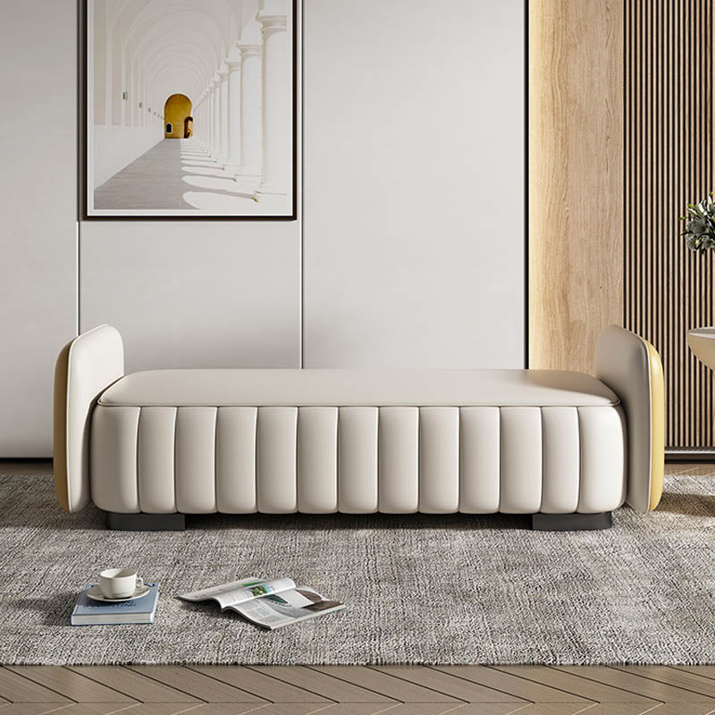 Bedroom Bench Modern Seating Bench with Upholstered , 19.5-inch Width Clearhalo 'Benches' 'Chairs & Seating' 'furn' 'furn_benches' 'Furniture' 'Living Room Furniture' 6880386