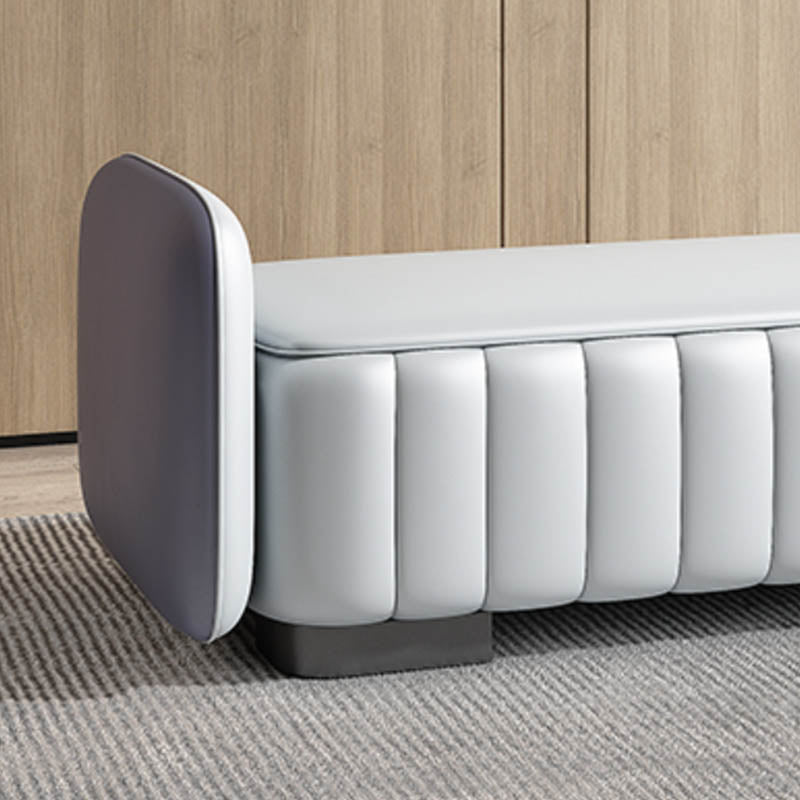 Bedroom Bench Modern Seating Bench with Upholstered , 19.5-inch Width Clearhalo 'Benches' 'Chairs & Seating' 'furn' 'furn_benches' 'Furniture' 'Living Room Furniture' 6880390