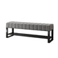 Metal Entryway Bench Modern Seating Bench with Shoe Storage , 13.65-inch W Clearhalo 'Benches' 'Chairs & Seating' 'furn' 'furn_benches' 'Furniture' 'Living Room Furniture' 6880525