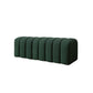 Modern Entryway Bench Solid Color Seating Bench with Upholstered , 17.55-inch W 47"L x 18"W x 15"H Blackish Green Clearhalo 'Benches' 'Chairs & Seating' 'furn' 'furn_benches' 'Furniture' 'Living Room Furniture' 6880552