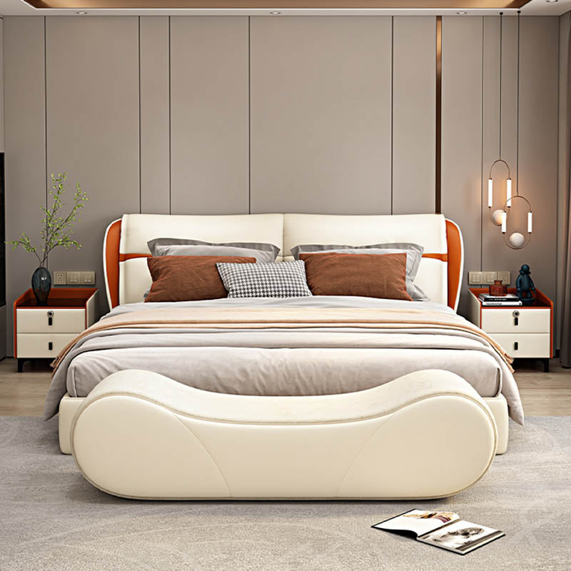 Bedroom Bench Modern Seating Bench with Upholstered , 19.5-inch W Clearhalo 'Benches' 'Chairs & Seating' 'furn' 'furn_benches' 'Furniture' 'Living Room Furniture' 6880568