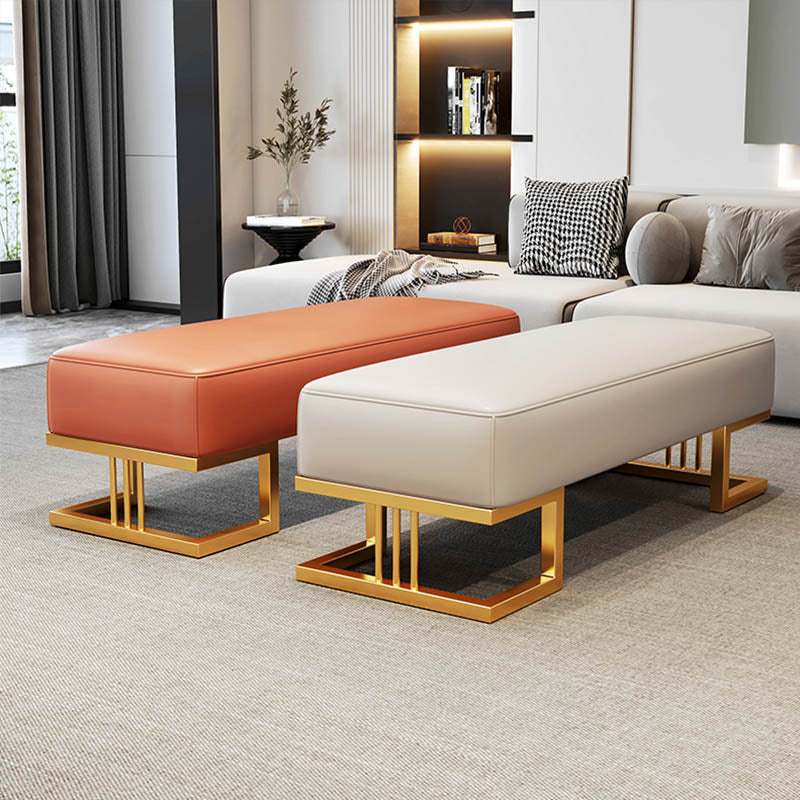 Rectangle Bedroom Bench Modern Seating Bench with Upholstered Clearhalo 'Benches' 'Chairs & Seating' 'furn' 'furn_benches' 'Furniture' 'Living Room Furniture' 6880583