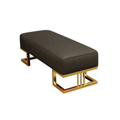 Rectangle Bedroom Bench Modern Seating Bench with Upholstered Black Clearhalo 'Benches' 'Chairs & Seating' 'furn' 'furn_benches' 'Furniture' 'Living Room Furniture' 6880588