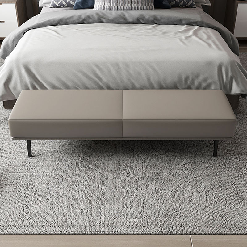 15.6-inch W Bedroom Bench Modern Seating Bench with Upholstered Clearhalo 'Benches' 'Chairs & Seating' 'furn' 'furn_benches' 'Furniture' 'Living Room Furniture' 6880622