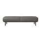 15.6-inch W Bedroom Bench Modern Seating Bench with Upholstered Dark Gray Clearhalo 'Benches' 'Chairs & Seating' 'furn' 'furn_benches' 'Furniture' 'Living Room Furniture' 6880623