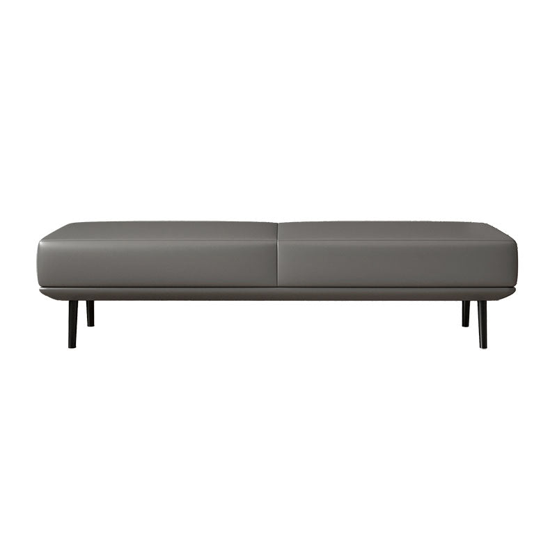 15.6-inch W Bedroom Bench Modern Seating Bench with Upholstered Dark Gray Clearhalo 'Benches' 'Chairs & Seating' 'furn' 'furn_benches' 'Furniture' 'Living Room Furniture' 6880623