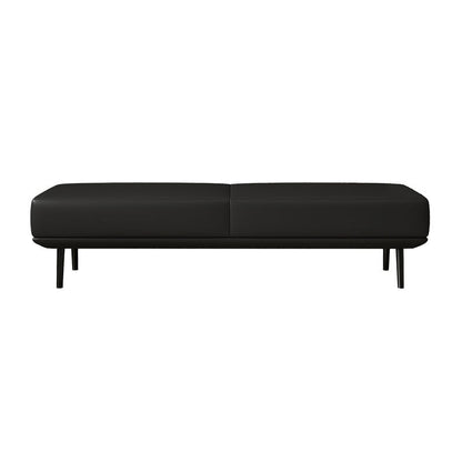 15.6-inch W Bedroom Bench Modern Seating Bench with Upholstered Black Clearhalo 'Benches' 'Chairs & Seating' 'furn' 'furn_benches' 'Furniture' 'Living Room Furniture' 6880626